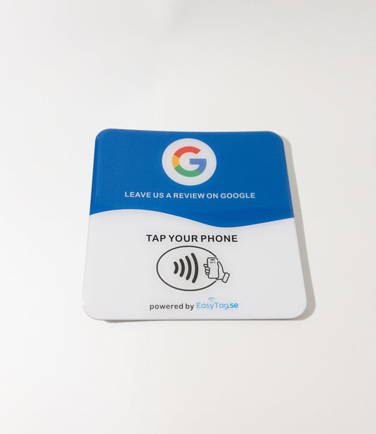 Google Review NFC Skylt - Easytag